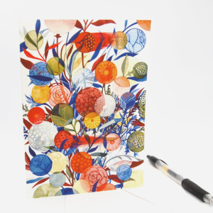 Glass Flowers Greeting Cards