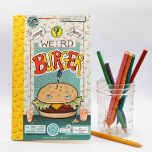 Weird Burger Coloring Notebook