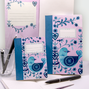 Sleepy Birds Notebook