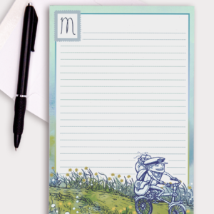 Jolly Postman Monogrammed Writing Pad