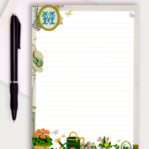 Potting Shed Monogrammed Notepad
