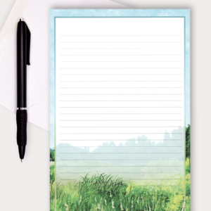 Summer Meadow Writing Pad