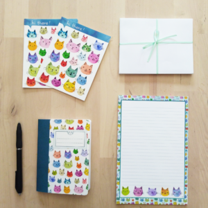 Rainbow Cats Note Writer's Set